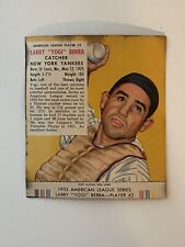 Red Man Tobacco Larry "Yogi" Berra 1953 con pestaña - Yankees de Nueva York  segunda mano  Embacar hacia Argentina