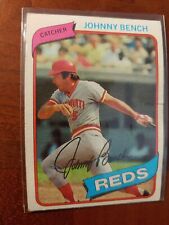 1980 Topps Johnny Bench #100 Cincinnati Reds HOF  for sale  Shipping to South Africa