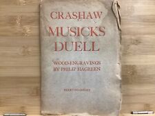 Usado, Folleto de grabados de madera 1935 Crashaw Musicks Duell Richard Crashaw segunda mano  Embacar hacia Argentina