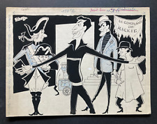 Dessin Original Cabaret FONTAINE 4 SAISONS circa 1950 DERY Philippe CLAY comprar usado  Enviando para Brazil