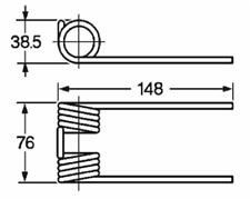 Dente rotopressa adattabile usato  Italia