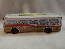 Vintage Tin  Silver Eagle Continental Trailways Travel bus Made in Japan for sale  Goodyear