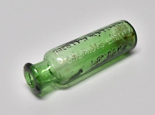 Antique Green Chemists Bottle -  Society of Homeopaths London for sale  Shipping to South Africa