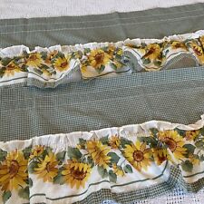 Sunflower curtains green for sale  Saint Cloud