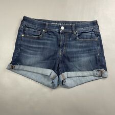 Shorts jeans American Eagle Next Level stretch midi azul feminino 12 comprar usado  Enviando para Brazil