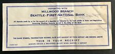 Vintage bank deposit for sale  Spokane