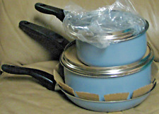 MAINSTAYS MINT COLOR 5 Pc Nonstick Cookware Set  Pots and Pan...NO BOX, used for sale  Shipping to South Africa