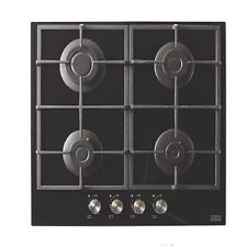 Cooke & Lewis CLGOGUIT4 4 Burner Black Glass Gas Hob, (W)593mm for sale  Shipping to South Africa