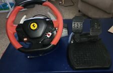Thrustmaster Ferrari 458 Spider Xbox One Racing Steering Wheel & Pedals, used for sale  Shipping to South Africa