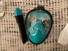 NOVA máscara de snorkel facial completa, Grande comprar usado  Enviando para Brazil