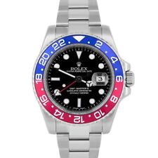 Reloj Rolex GMT-Master II PEPSI rojo azul 40 mm negro acero inoxidable fecha 116710 segunda mano  Embacar hacia Argentina