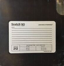 Fita de molinete Scotch 212 Dynarange, LP, 7" carretel, 1800 pés, caixa de plástico comprar usado  Enviando para Brazil