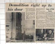 1958 61 años de edad Aubrey Williams York Road Brighton demolición hasta su puerta, usado segunda mano  Embacar hacia Argentina