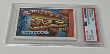 TOM BUNK Signed 1986 Topps Garbage Pail Kids Card #185b Hot Doug- PSA for sale  Shipping to South Africa