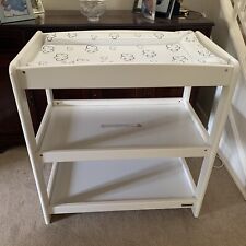 Mama & Papas White Changing Table, Good Condition. Incl Changing Mat, used for sale  CROWBOROUGH