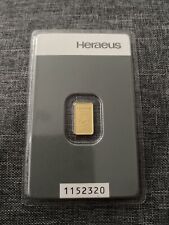 Heraeus gram gold for sale  MAYFIELD