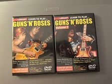 Lick Library LEARN TO PLAY SLASH GUNS 'N ROSES Guitar Video Lessons 4 DVDs for sale  Shipping to South Africa