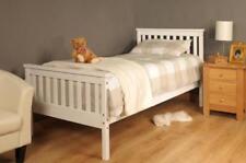 Single Bed in White 3ft Single Bed Wooden Frame White for sale  BRIDGWATER