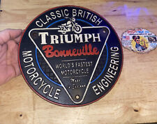 Triumph motorcycles sign for sale  Brookings