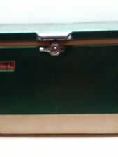  Coleman Green Metal Ice Chest Cooler 18 " x 11” x 13” RARE SMALL SIZE for sale  Shipping to South Africa