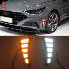 Left&Right Bumper LED DRL Daytime Running Light lamp x For Hyundai Sonata 20-22  for sale  Shipping to South Africa