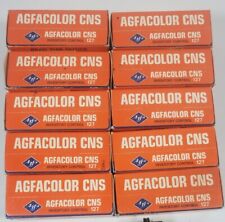 10X Rollos de Película AGFACOLOR CNS 127 Vintage SELLADOS en Cajas Caducados NUEVO DE LOTE ANTIGUO segunda mano  Embacar hacia Mexico