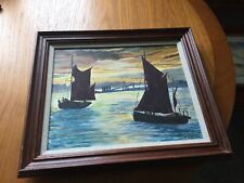 Acriylic painting sailing for sale  LAUNCESTON