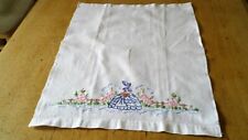 Vintage embroidered linen for sale  DOWNPATRICK