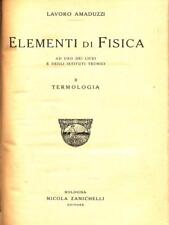 Elementi fisica termologia usato  Italia