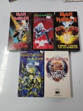 Iron Maiden Lote 5 Vhs Vhs-Vídeo Sony 45-Vídeo Sony Ep-ao Vivo Depois Da Morte comprar usado  Enviando para Brazil