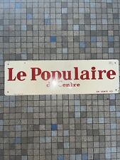Plaque tôle populaire d'occasion  Cosne-Cours-sur-Loire