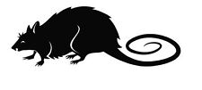 RAT RODENT CAR DECAL STICKER, used for sale  Shipping to South Africa