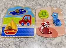 Hape wooden puzzles for sale  Knoxville