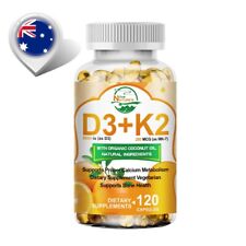 Suplemento de vitamina K2 MK7 200mcg D3 5000UI, 120 cápsulas, suporte imunológico bem-estar comprar usado  Enviando para Brazil