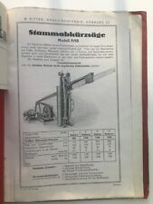 Woodworking machine. Advertising catalogue. 50 pages, 1926 for sale  Shipping to South Africa