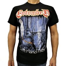 Camiseta ENTOMBED Caminho da Mão Esquerda Preta Desmember Dissection Carnage, usado comprar usado  Enviando para Brazil