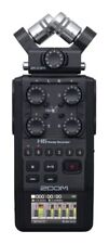 Zoom H6 All Black 6-Track Portable Recorder, Stereo Microphones, 4 XLR/TRS Input for sale  Shipping to South Africa