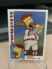 Tarjeta de béisbol personalizada Springfield Homer Simpson LOS SIMPSON At The Bat ACEO segunda mano  Embacar hacia Argentina