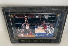 Placa de cartão de basquete Michael Jordan Upper Deck Tribute MJ Visions 8x6 comprar usado  Enviando para Brazil