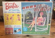 Sofá cama sillón mesa auxiliar vintage 1963 Miss Barbie LAWN SWING caja original segunda mano  Embacar hacia Argentina