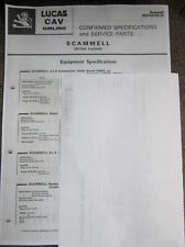 scammell parts for sale  ANDOVER