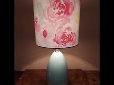 Lamp aqua floral for sale  Waldwick