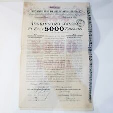 Ungheria 1907 5.000 usato  Italia