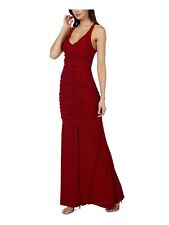 JUMP Womens Red Sleeveless V Neck Maxi Formal Mermaid Dress Juniors 78 for sale  Shipping to South Africa