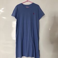 Polo Ralph Lauren Azul Mujer Camiseta Vestido Reino Unido XL 14 16, usado segunda mano  Embacar hacia Mexico