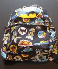 Mochila DC Comics Batman & Robin Bolsa de Livro Escolar Vintage Preta comprar usado  Enviando para Brazil