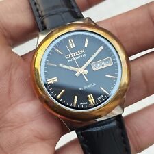 Relógio de pulso Citizen automático 21J dia/data masculino 36mm Japão #0064, usado comprar usado  Enviando para Brazil