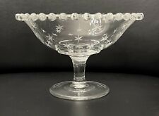 Candlewick glass compote for sale  Sunbury