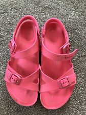 Girls birkenstock pink for sale  PONTEFRACT