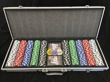 Usado, Juego de fichas de póquer 500 Texas Hold'em segunda mano  Embacar hacia Argentina